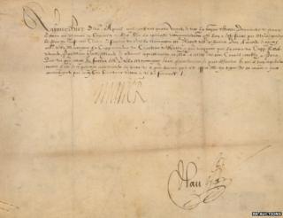 Letter from Mary Queen of Scots