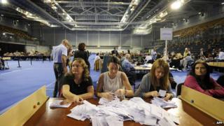 Votes counted in Glasgow