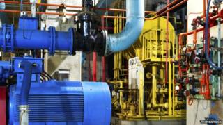 Modern boiler room equipment