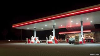Petrol station