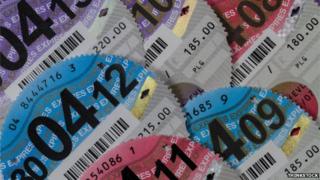 car tax discs