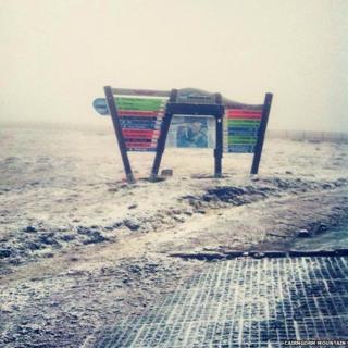 Snow on the Cairngorms