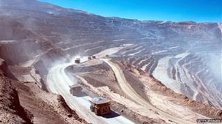 Open mining in Chile