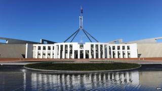 Australia's Parliament House in Canberra