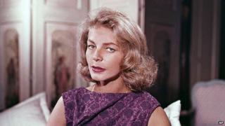 Lauren Bacall, pictured in 1965