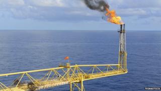 Lasair-bhoillg gas