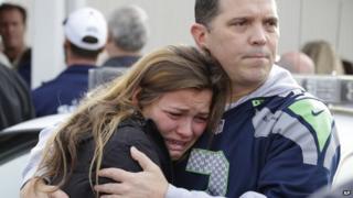 marysville washington dies shooting second state girl evacuated horrified await reunion caption parents copyright ap students were their school