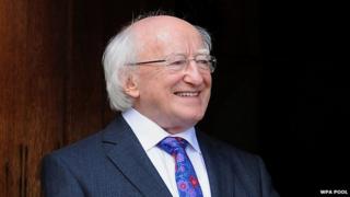 Irish president Michael D. Higgins