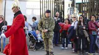 Horse Guards Parade entrance on Whitehall