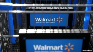 Wal-Mart shopping carts