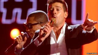 Pharrell Williams and Robin Thicke