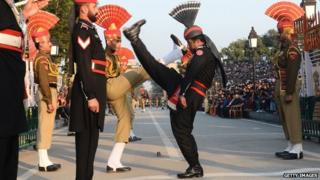 Wagah border ceremony