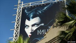 Billboard of Disney movie Maleficent
