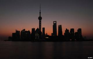 Shanghai dusk