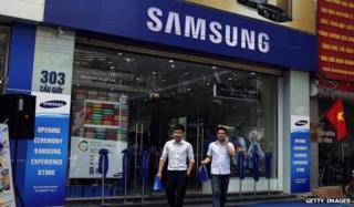 Samsung shop in Vietnam