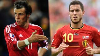 Gareth Bale ac Eden Hazard