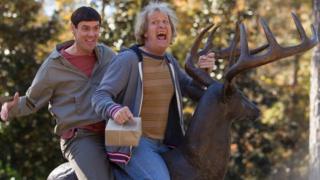 Jim Carrey and Jeff Daniels in Dumb and Dumber To