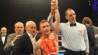 Carl Frampton became the IBF super-bantamweight world champion after beating Kiko Martinez in Belfast in September