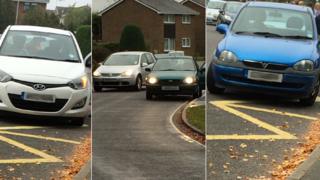 Cars parked outside Broke Hall Primary School in Ipswich