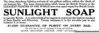 Sunlight Soap ad text