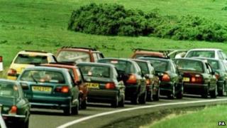 Traffic on the A30