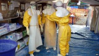 MSF staff in Conakry, 15 Nov