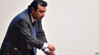 Francesco Schettino testifying in court about the Costa Concordia disaster