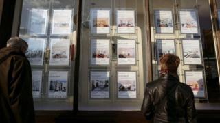 Estate agent window