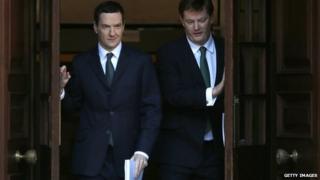 George Osborne, left