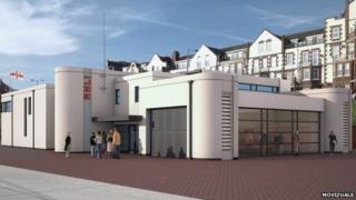 Artist's impression of new Bridlington lifeboat station