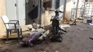 Scene of attack in Kano market - 10 December