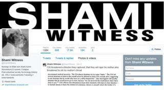 Screen grab from Shami Witness Twitter account