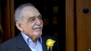 File photo of Gabriel Garcia Marquez from 6 March, 2014 in Mexico City
