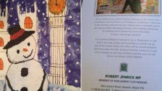 MP Robert Jenrick card