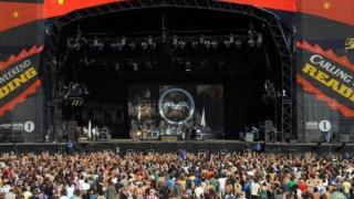 The crowd at the Reading and Leeds Festival