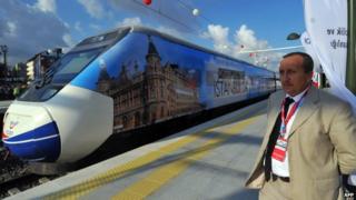 High-speed train in Turkey
