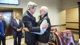 John Kerry and Alan Gross