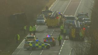 A6 Burton Latimer crash