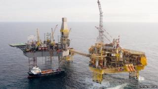 Total Elgin-Franklin oil and gas platform