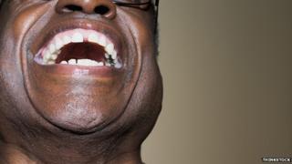 Man laughing