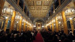 A Catholic church in Istanbul