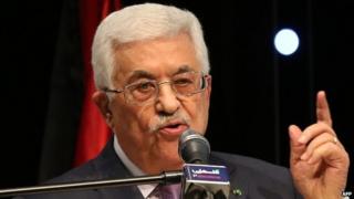 Palestinian Authority President Mahmoud Abbas. 4 Jan 2015