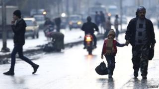 Civilians in Aleppo (02/01/15)