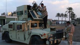 Iraqi troops at Ain Al-Asad air base (Dec 2014)