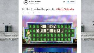 A tweet about Kirby Delauter by Kevin Bowen