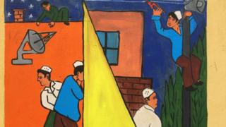 Mural di Kashgar
