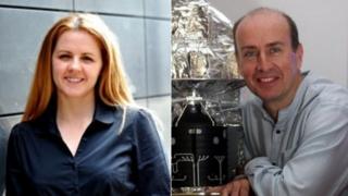 Dr Haley Gomez a'r Athro Steve Eales