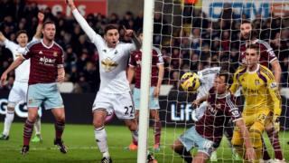 Abertawe v West Ham