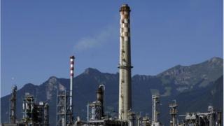 oil refinery