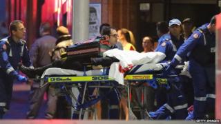 Emergency workers at Sydney cafe siege